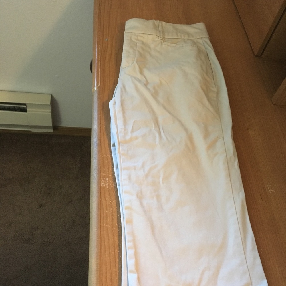 JM Collections tan capris